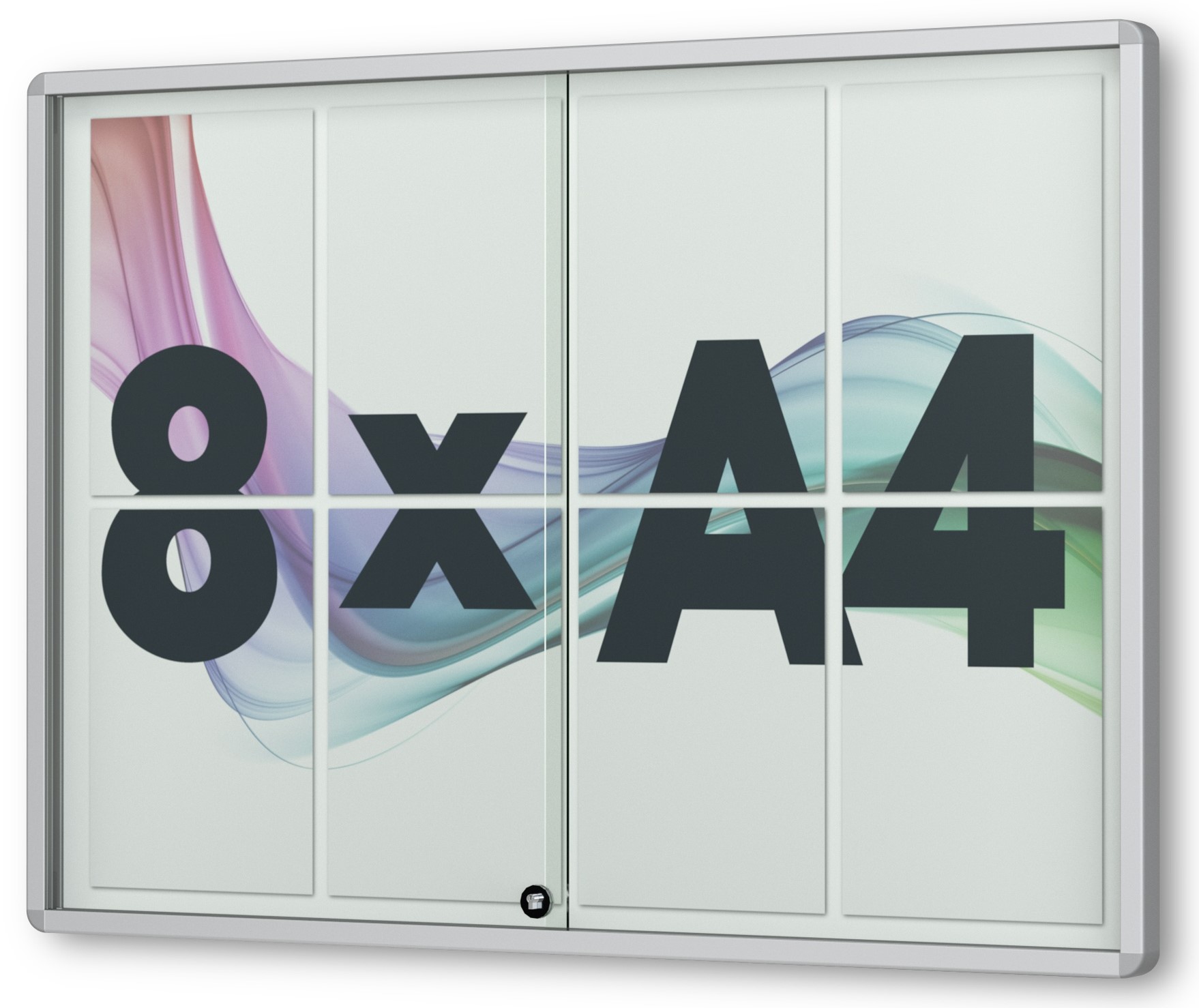 Flachschaukasten Nexus mit Schiebetüren Flachschaukasten Nexus mit Schiebetüren