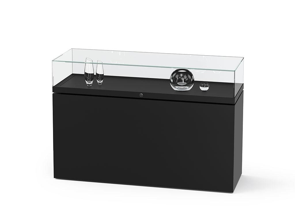 tischvitrinen glas mit unterschrank tischvitrine glas mit unterschrank